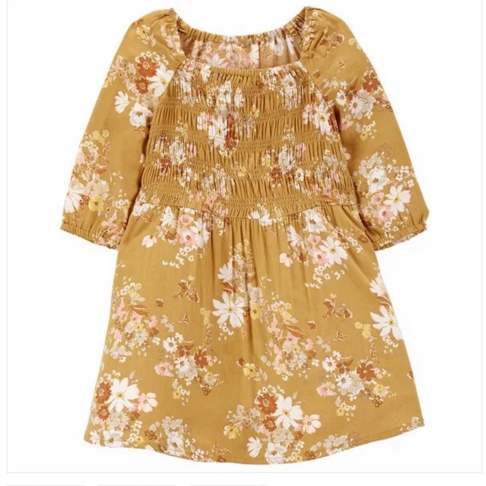 NWT OshKosh B’gosh Floral Print Smocked dress